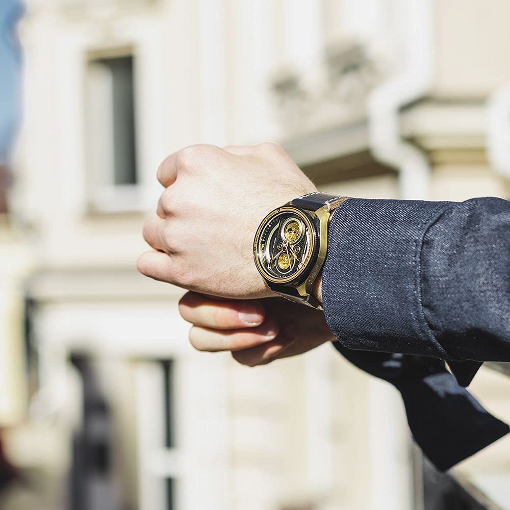 TAX TS2002B Brown Automatic Watch Men's