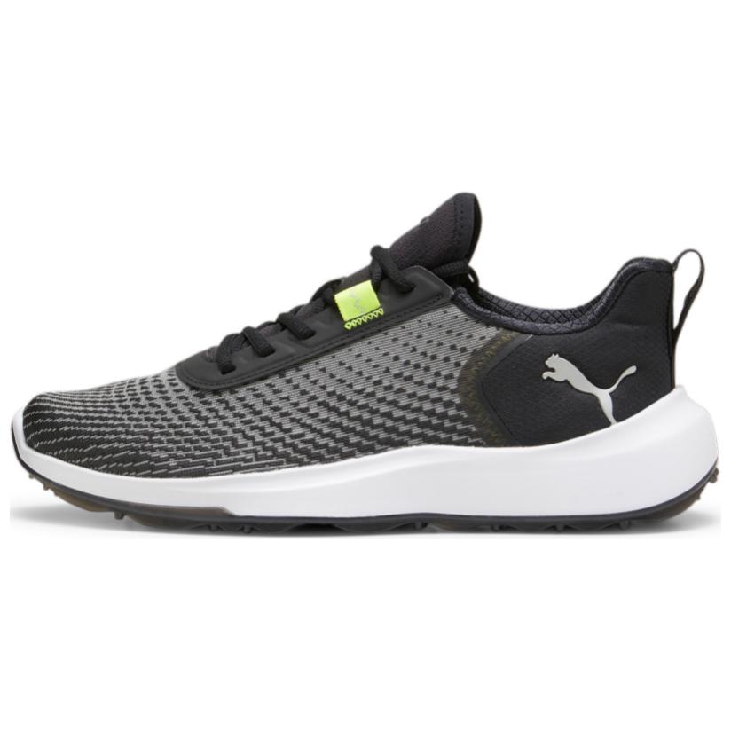 Men's Sneakers PUMA Golf Low top Golf Shoes Men's Black Yellow