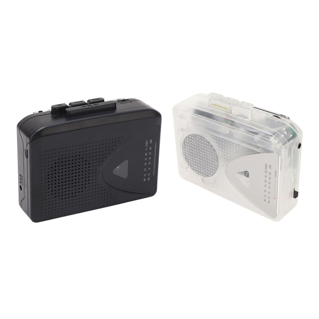 Tragbarer Kassettenplayer FM AM Radio Stereo Kassetten MP3 Kassettenplayer mit 3,5mm Klinkenanschluss und Lautsprecher für