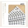 Panos 100% Cotton Kitchen Towels, Nordic Style, Set of 2, 50x70cm, Check Pattern