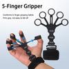 New Silicone Finger Trainer 5 Finger Wrist Stretcher Finger Strength Recovery Flexion Adjustable Strengthener for Wrist Power