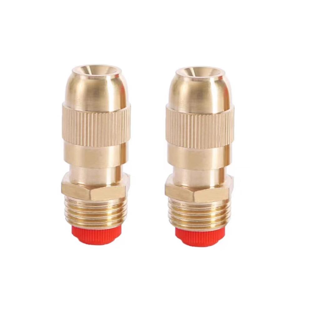 2PCS Adjustable Spray Nozzle G1/2 Inch Male Thread Irrigation Nozzle  Lawn Watering 65g