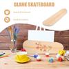 Deck de Skate Maple HOLIDYOYO para Crianças de 17 polegadas, Deck de Skate em Branco Pintável DIY com Furos Pré-Perfurados