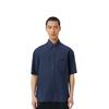 UNIQLO SS24 U Series Plaid Loose Button Short Sleeve Shirt Men shirts Navy 467845-69