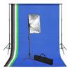 Day and Night - Day and Night Photo Studio Set with Backdrop and Softbox Lighting