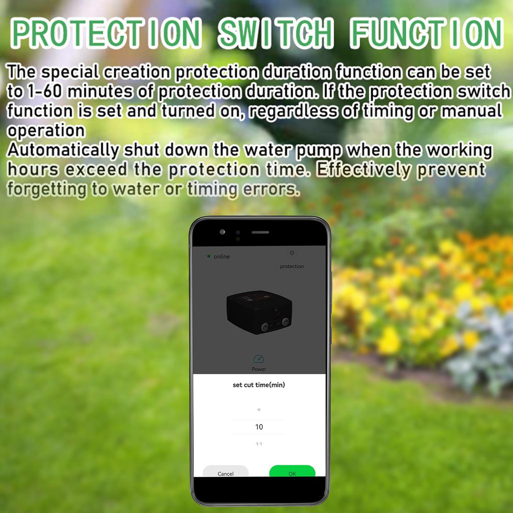 Smart Watering System WIFI Remote Automatic Watering System 1 4 Gear Adjustable Water Pressure Intelligent Timing Built