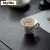 55ml Handbemalte Blau-Weiße Schmetterlingsohr-Teetasse Elegante Teeschale Kännchen Teeprobe Riechbecher Jianzhan Meistertassen Tee