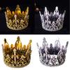 Elegant Queen Tiaras for Roleplay Party  Crown Music Festival Headwear Rhinestones Crownpiece Bridal Shower Headpiece
