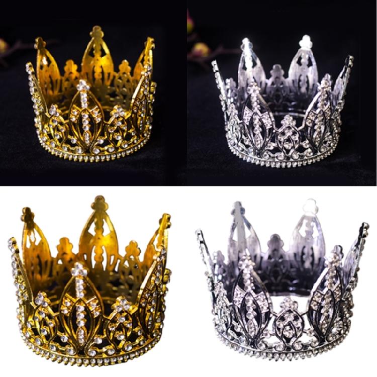 Elegant Queen Tiaras for Roleplay Party  Crown Music Festival Headwear Rhinestones Crownpiece Bridal Shower Headpiece