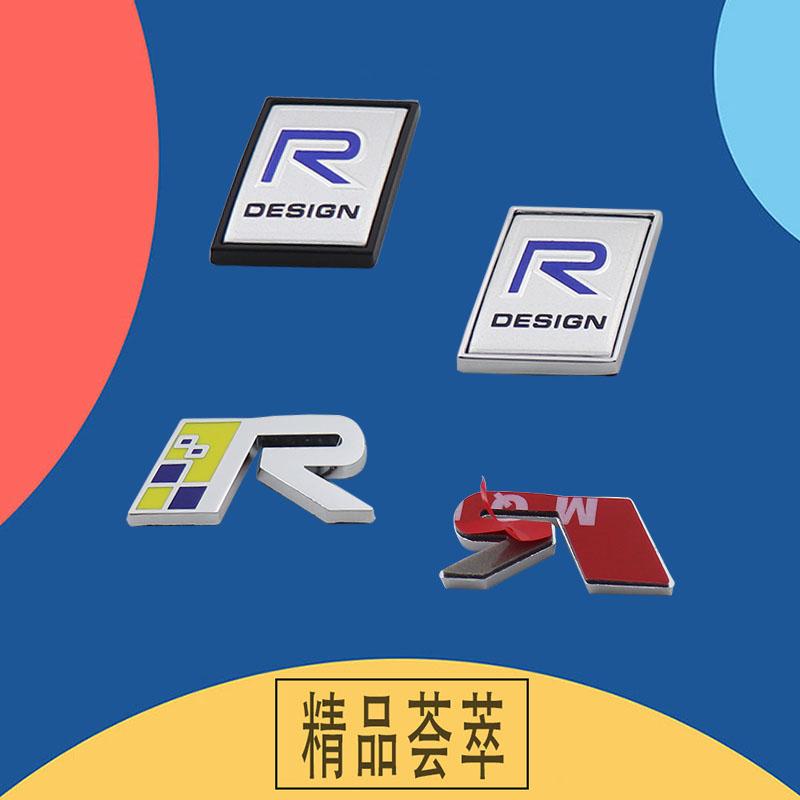 3D R AWD Švédská vlajka Švédsko DVOU MOTOROVÉ auto Blatník kufr Zadní kapota Nálepka Emblém Odznak Nálepka Pro S60 S90 S80 XC60 XC90 XC40 V40 V60 V90