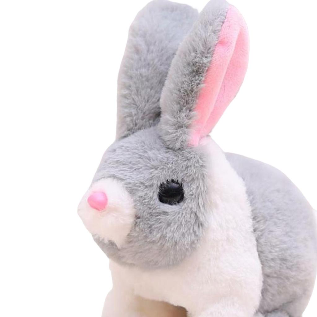 Electric Toys Plush Toy with Sound and Movements, Realistic Wiggling Ears Stuffed Animal
