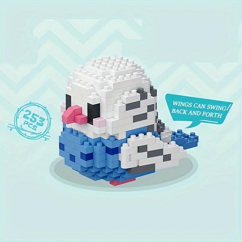 Creative DIY Cartoon Cute Birds, Parrots, Sparrows, Animal Building Blocks, Bird Assembly Model Toys, Home Decoration Gifts