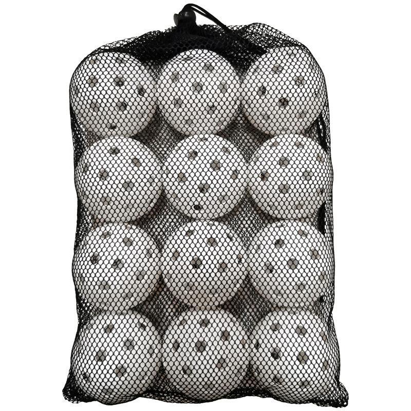 12Pcs Pickleball 74Mm 40 Holes Outdoor Durable Pickleballs 26G Per Ball For Competition Pack Of Outdoor Pickleballs