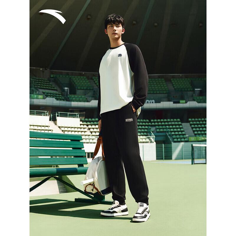 ANTA Men s Flowing Wind Warm Fleece Knit Sweatpants XL