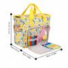 Lemon Yarn And Knitting Accessories Bag With Organizer