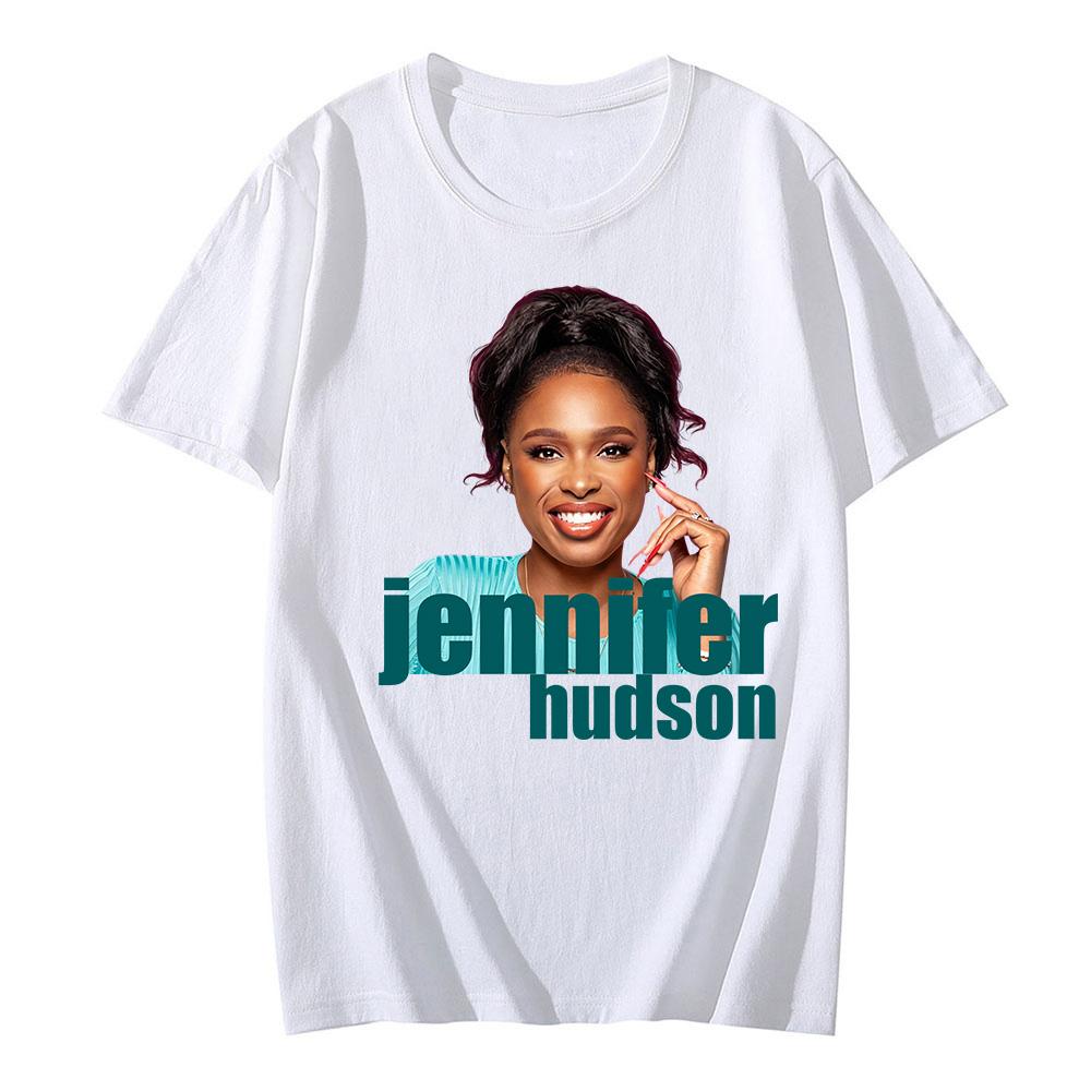 Jennifer Hudson T-Shirt Graphic Printing Fashion O-neck Clothing Short Sleeve Casual Cotton Camisetas Women/men Tees Summer Tops Anime T-shirt