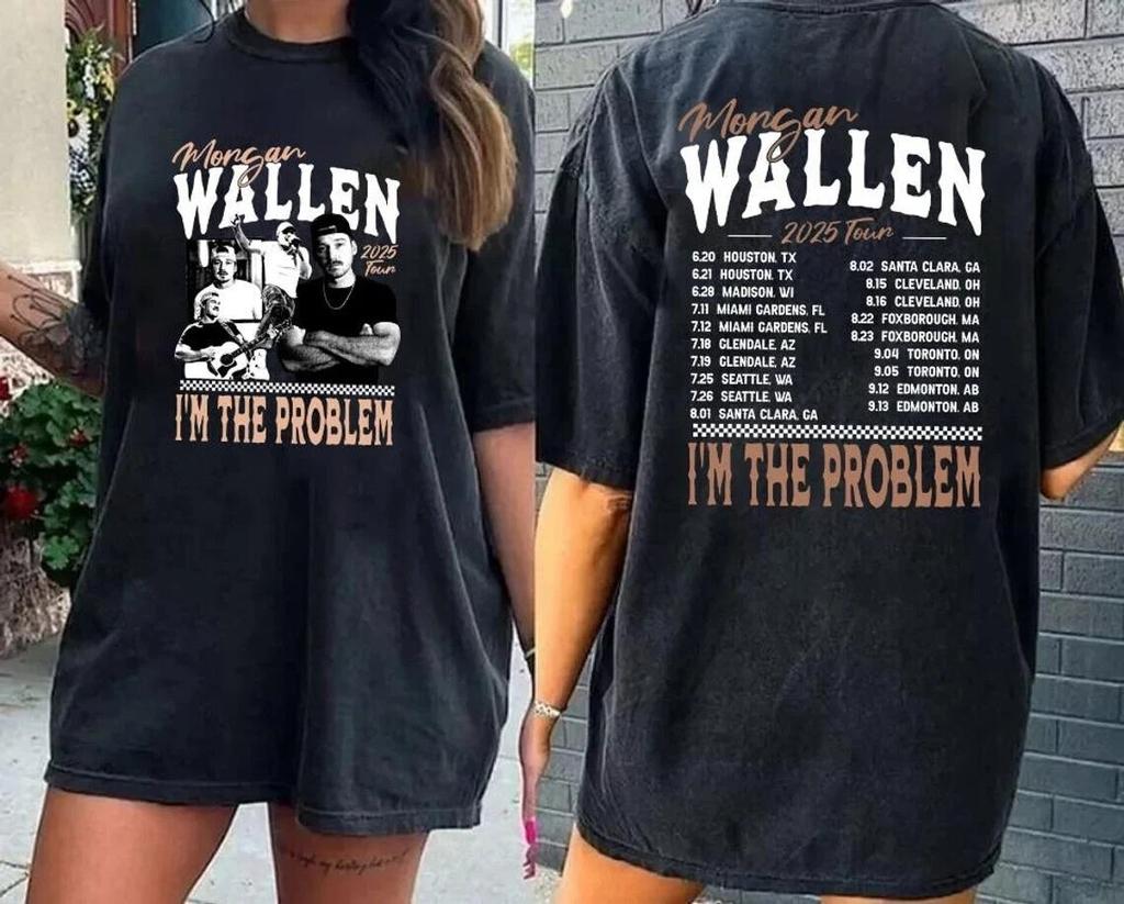 Morgan I'm The Problem Tour 2025 T-Shirt, Wallen Concert 2025,Morg an Wallen Tee