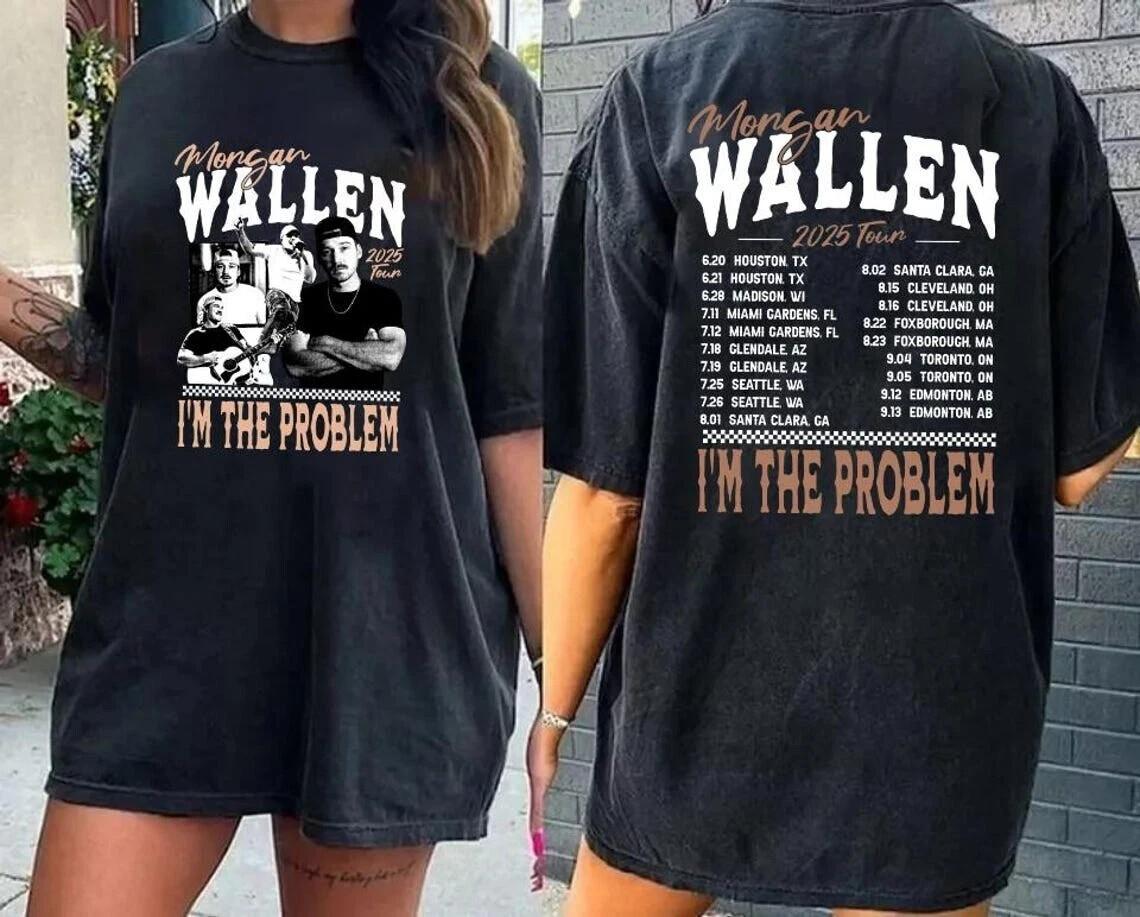 Morgan I m The Problem Tour 2026 T-Shirt Wallen Concert 2026Morg an Wallen Tee XL