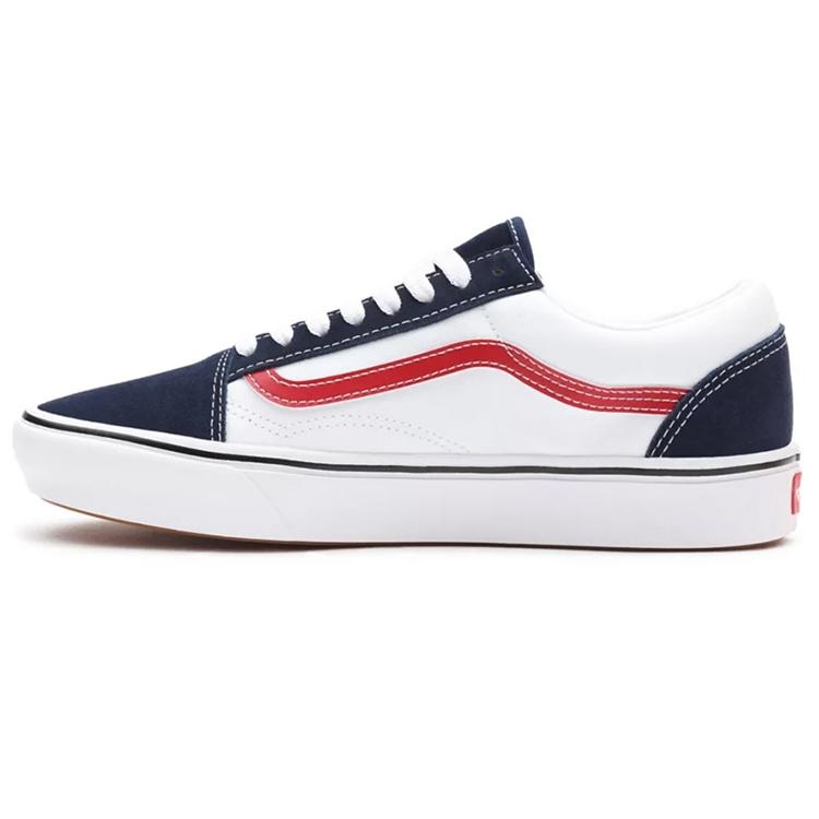 Vans Tri-tone Comfycush Old Skool White Red Blue Men s VN0A3WMA49S EU 35