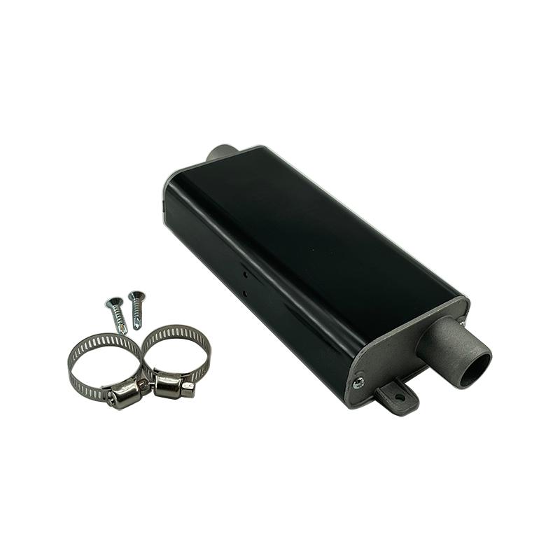 24mm Muffler Silencer S Curved Air Diesel Parking Heater Exhaust Pipe Aluminum Alloy For Webasto Eberspacher Car Truck VAN RV
