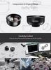 Clip on Cell Phone Camera 100mm Macro Lens with Light Aluminum Alloy Compatible with 98% Smartphones & Tablets
