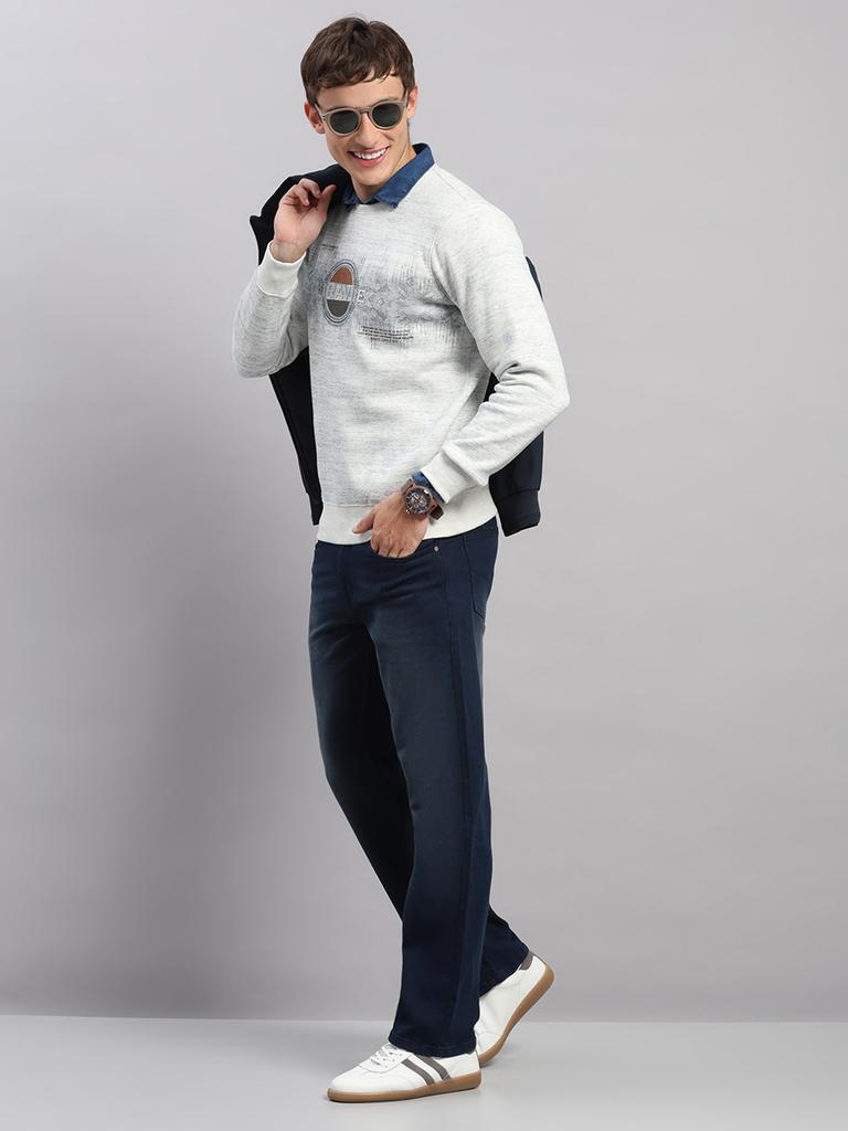 MONTE CARLO Erkek Yuvarlak Yaka Uzun Kollu Sweatshirt