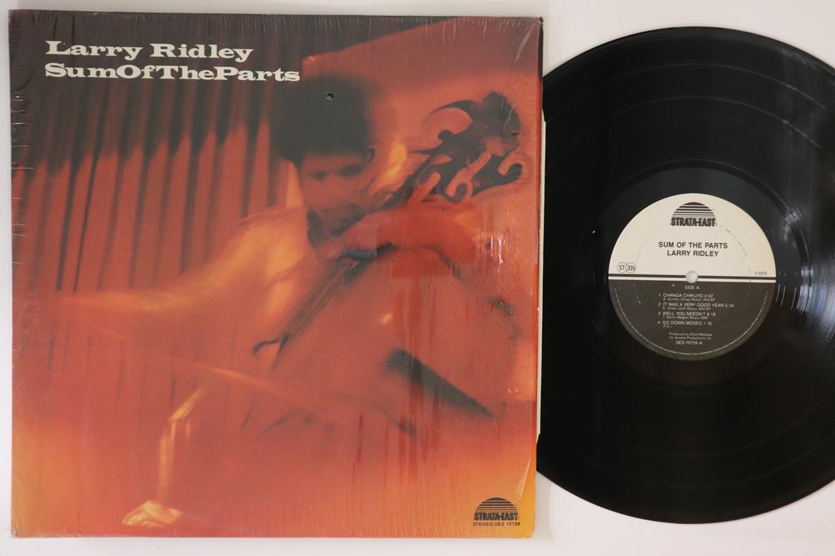 

LP Record LARRY RIDLEY Sum Of The Parts SES19759 STRATAEAST 1975 US Jazz Used