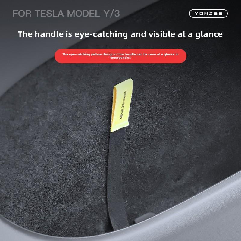 2025-2025 Tesla Model 3/Y Emergency Escape Handle Safety Pull Rope Release Kit for Car Rear Door Emergencies (Highland/Juniper)