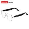 Original Lenovo GS105 4K Smart Wireless Glasses Bluetooth 6.0 AI Sunglasses HD Hands-free Calls Music Headphones ENC Noise Cancellation Dual Mic