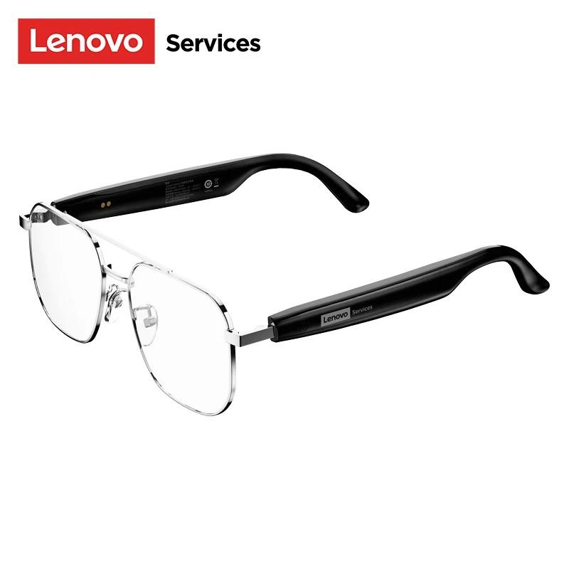 Original Lenovo GS105 4K Smart Wireless Glasses Bluetooth 6.0 AI Sunglasses HD Hands-free Calls Music Headphones ENC Noise Cancellation Dual Mic