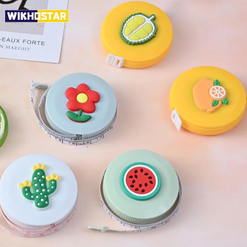 Mini Cartoon Tape Measure Round Lightweight Tapeline Inch/centimeter Scale Measuring Tape Children Handcraft Supplies