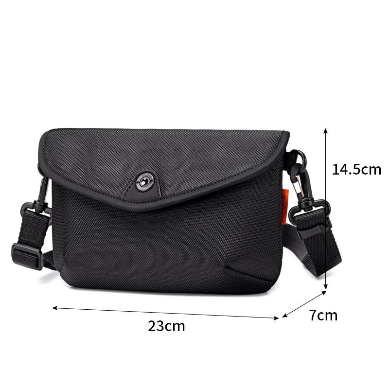 Crossbody Bag Men S Travel Shoulder Bag Fashion Versatile Bag Multifunctional Portable Men S Bag чёрный
