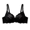 Plus Size Push Up Bra Women Sexy Lace Leopard Print Lingerie 3/4 Cup No Underwire Wear