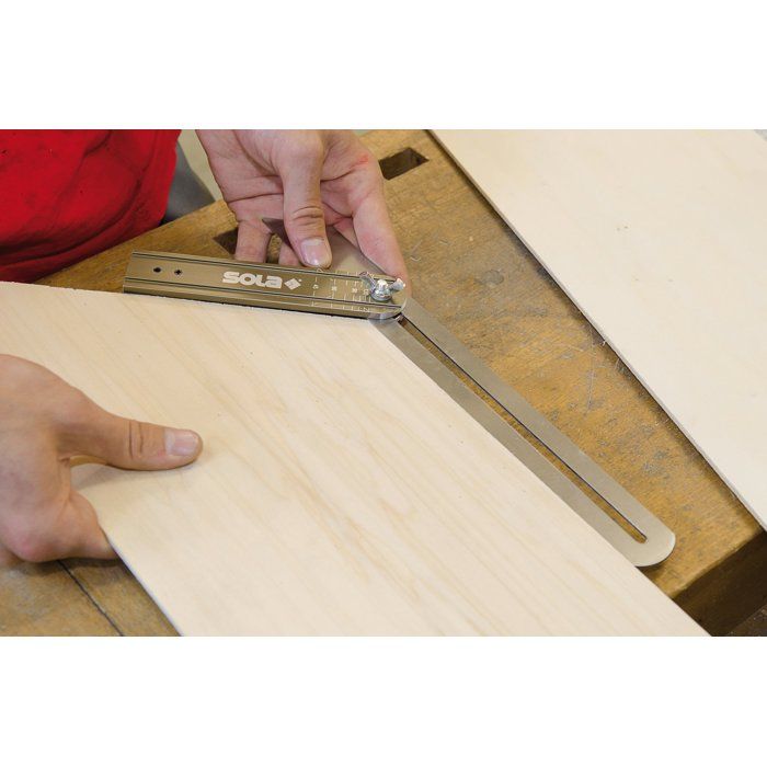 Équerre Ajustable - Sola - VSTG 300 - Acier Inoxydable - 300 mm - Gris/Bran