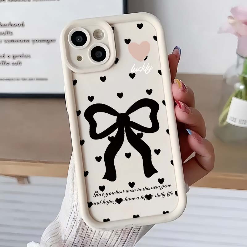 Case for Xiaomi POCO X7 X6 Pro X5 M7 M6 F5 F7 Mi 15 Ultra 14T Pro 14 13T 12 13 11 Lite 5G NE 12T Love Bowknot Silicone Cover