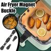 Air Fryer Magnet Silicone Buckle Air Fryer Parchment Paper Silicone Magnetic Buckle Quick Release Heat Resistant Airfryer Fixing