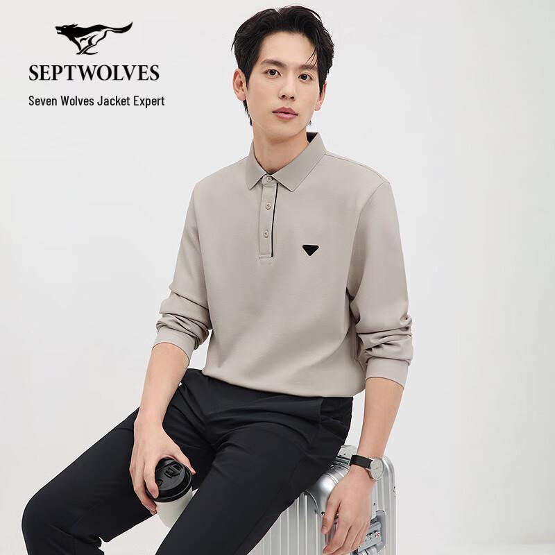 

Мужская повседневная футболка-поло с длинным рукавом Qipilao 4XL 190