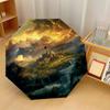 World of Warcraft Windproof Auto 8 Rib Folding Umbrella Portable Outdoor Parasol