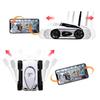 Wifi Mobile Phone Remote Control Four-channel Real-time Transmission Camera Small Tank Crawler Walking