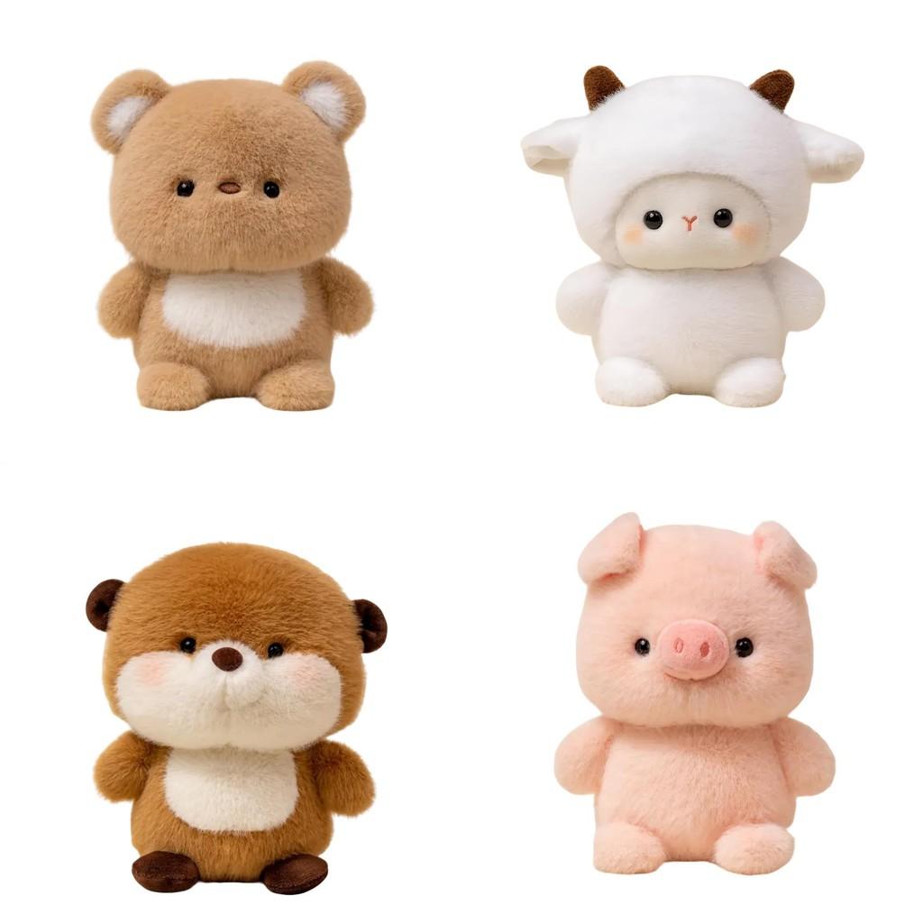Otter Bear Sheep Pig Elephant Penguin Plush Toy Stuffed Animal Decoration Doll