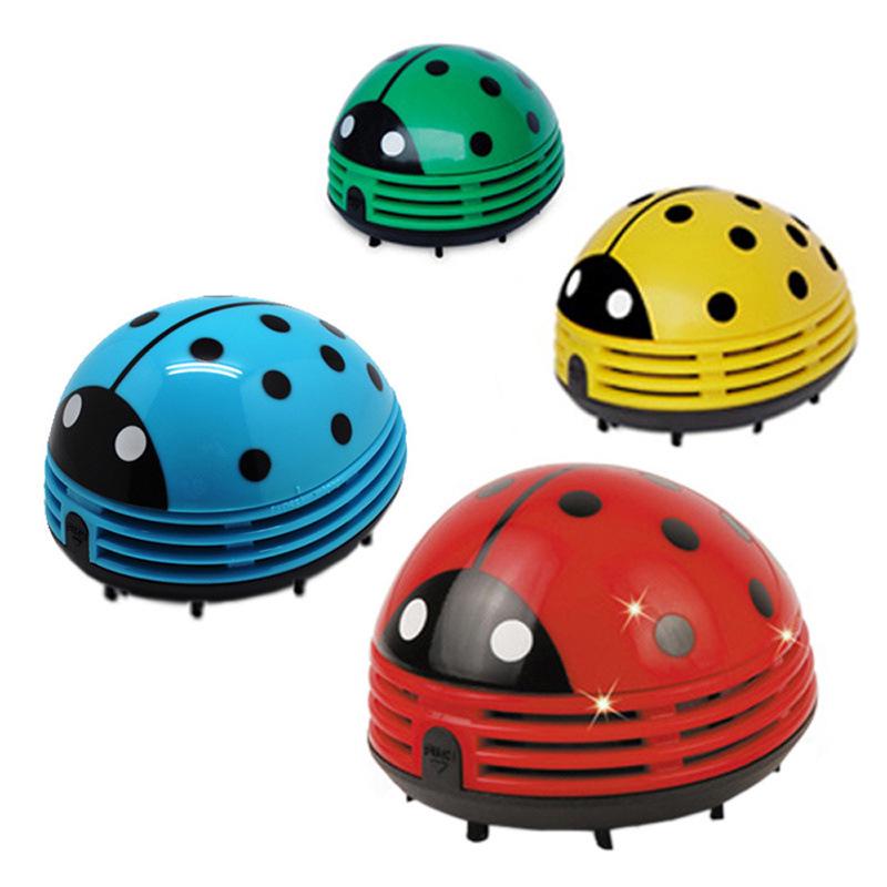 Adorable Ladybug Mini Desktop Vacuum Cleaner