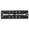 Haoge 160mm Rapid Connect Long Sliding Quick Release Plate for Manfrotto and Tripod Fluid Video Heads MVH500AH, MVH500A, MVH502AH, MVH502A, 501HDV,
