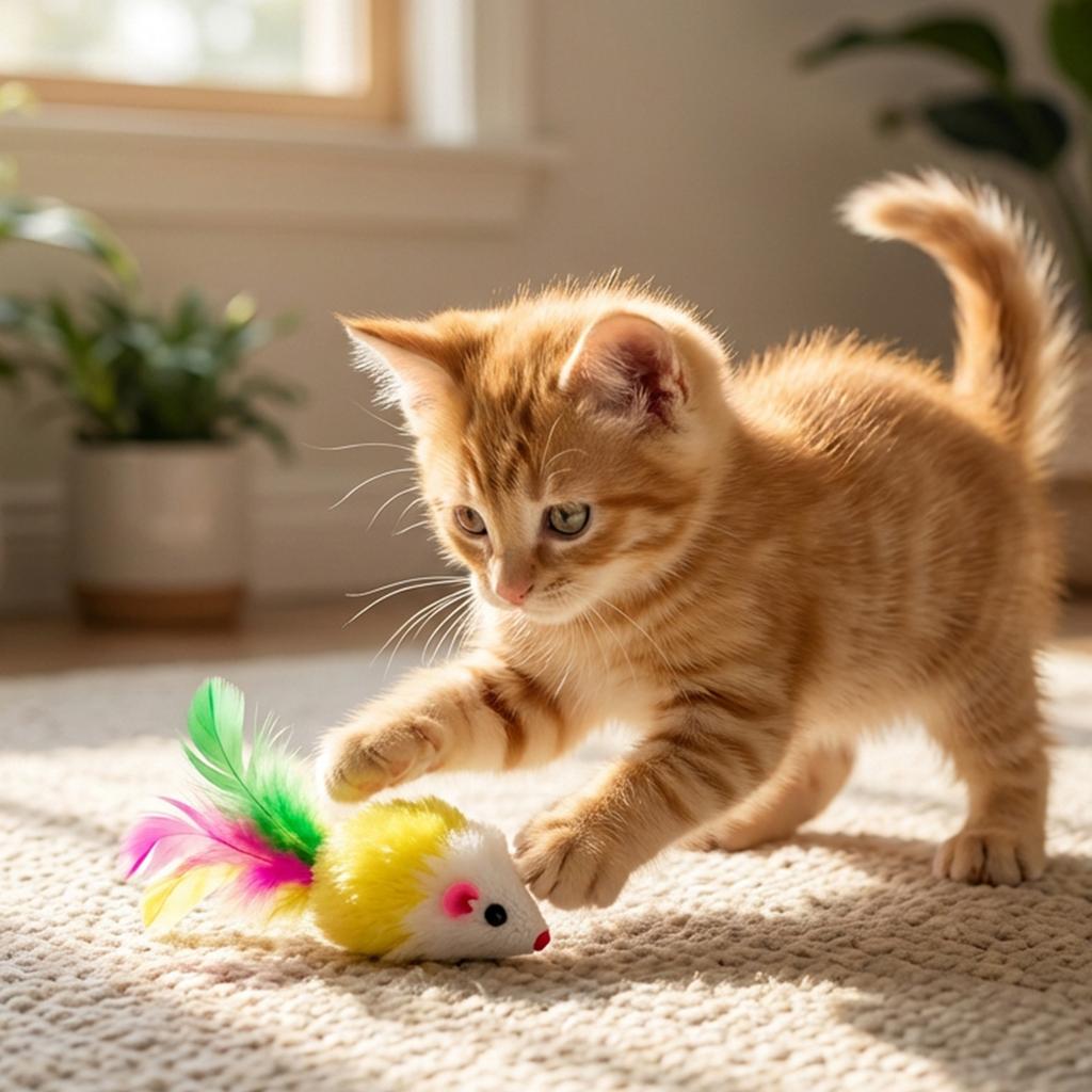 Catnip Plush Mouse Cats Toys Set, Interactive Cats Mice Toys With Silvervine & Catnip For Indoor Cats, Teething & Hunting Chew Toys, Value Pack