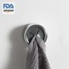 Creative Round Adhesive Towel Hook - Strong, Punch-Free, Traceless Wall Hanger for Kitchen or Dormitory