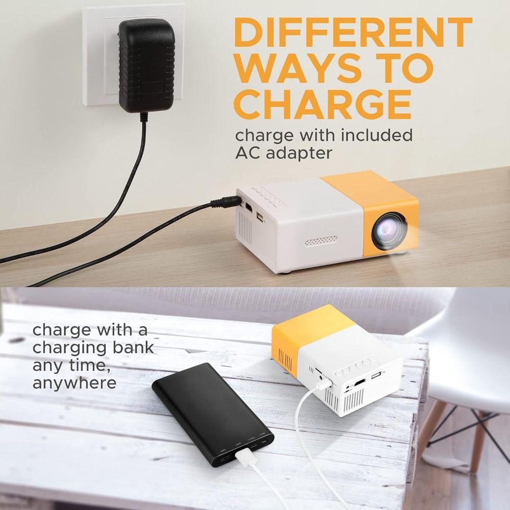 Remote Control Mini Projector Built-in Speaker Home Theater Projector  Home Theater