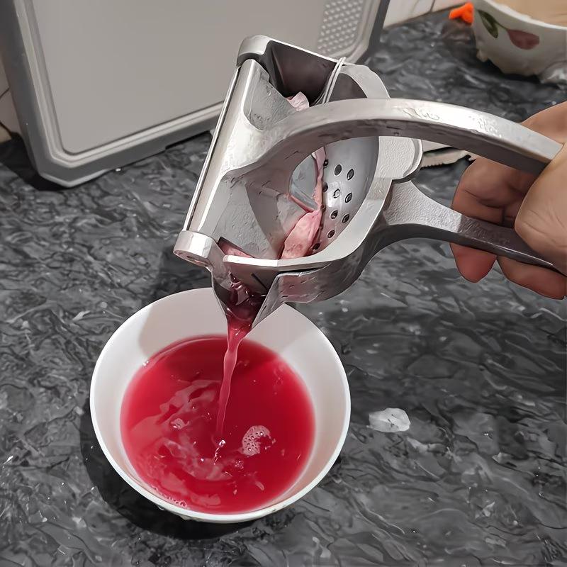 Manual Juice Squeezer Aluminum Alloy Hand Pressure Juicer Pomegranate Orange Lemon Sugar Cane Juice Kitchen Bar Fruit Tools Acce