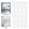 Pack of 12 Adhesive Picture Frame Hooks Easy Installation Wall Hangers for Photos Posters and Paintings Display Shelf