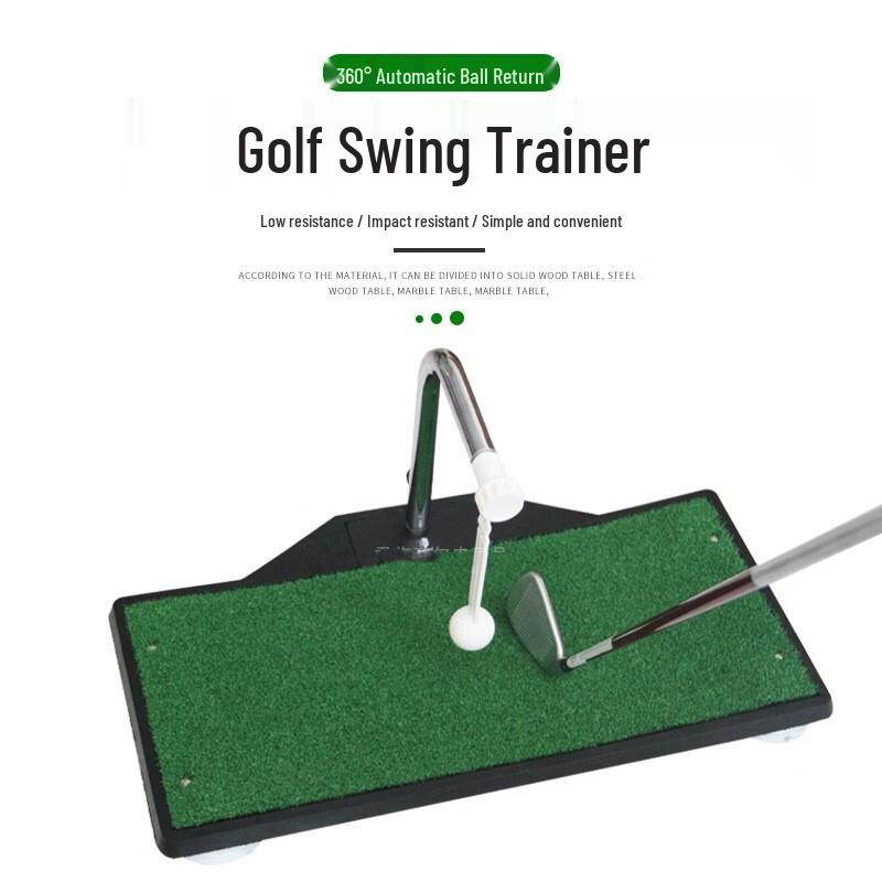 Golf Swing Trainer with Suction Cup Base