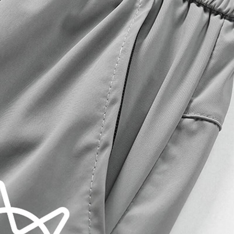 Men's Ice Silk Quick-Dry Cropped Sports Pants