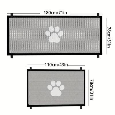 Tragbare Hundenetztüren, Hundeisolationsnetze, Sicherheitszäune für Katzen und Hunde und nicht perforierte Haustierartikel zur Gewährleistung der Haustiersicherheit